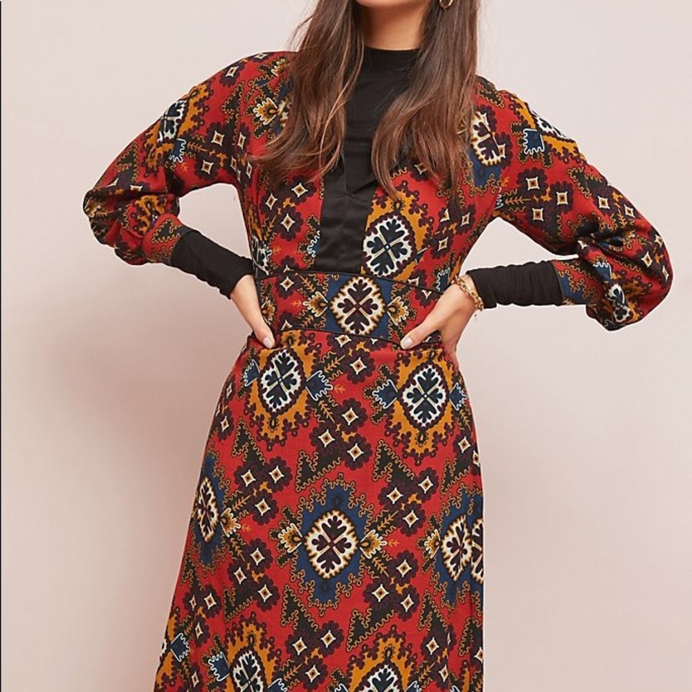 ILLYRIAN TUNIC DRESS BY OTTOD'AME  multi geo-print